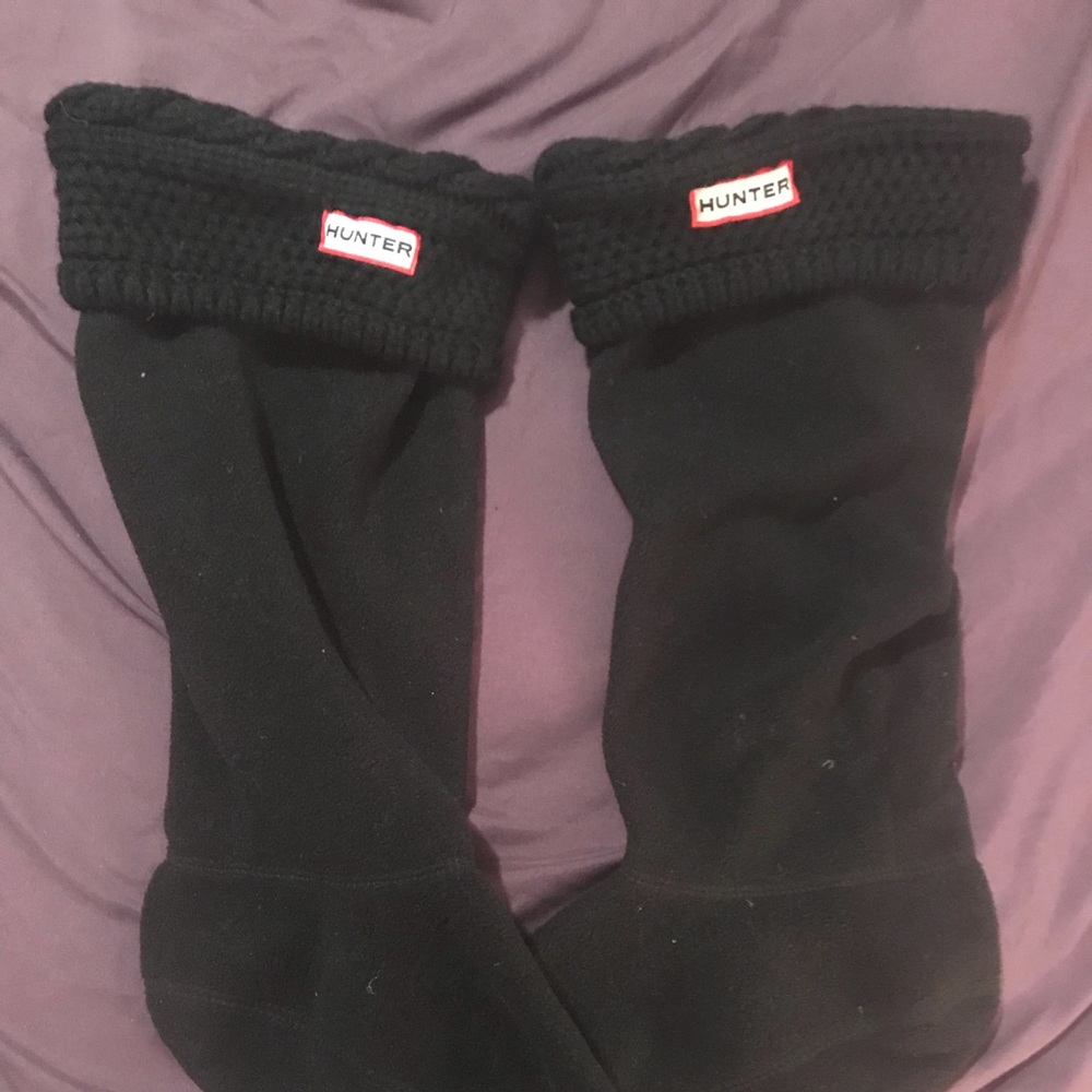 Hunter Fleece Black Boot Liners